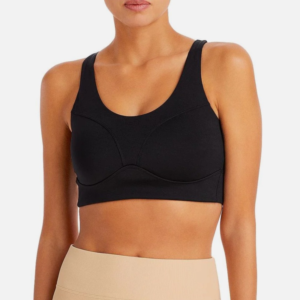 All Access Blue Long Line Bra